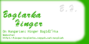 boglarka hinger business card